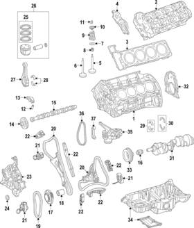 Mercedes-benz 278-050-13-00 Genuine Mercedes-benz Chain Tensioner