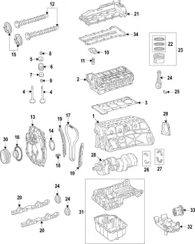 651-050-08-00-64 Mercedes-benz Genuine Engine Timing Chain Tensioner