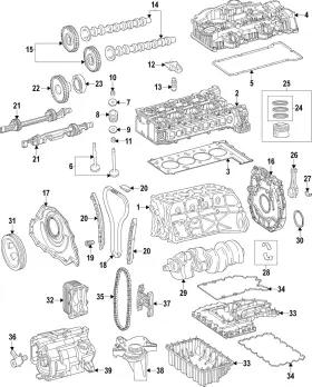 654-050-39-01-64 Mercedes-benz Genuine Chain Tensioner