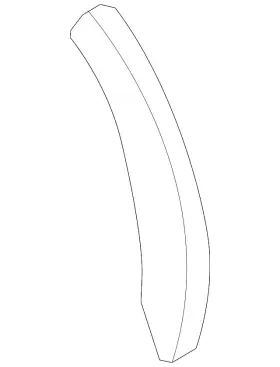 1141a028 Mitsubishi Genuine Guide Bracket