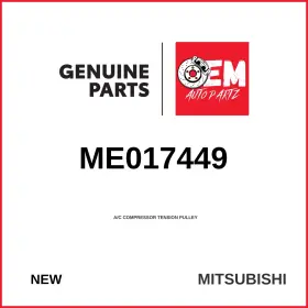 Me017449 Mitsubishi Genuine A/c Compressor Tension Pulley