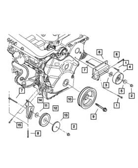 Mopar 04792287 Genuine Idler Pulley Spacer 4792287