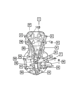 05047158ab Mopar Genuine Short Block Engine 5047158ab