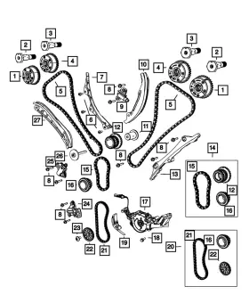 5047886ab Mopar Genuine Chain Tensioner
