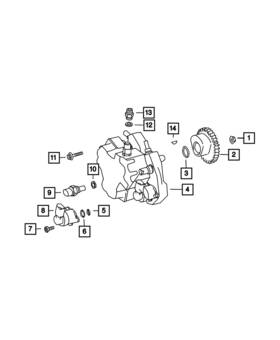 Mopar 5175601aa Genuine Injection Pump Gear
