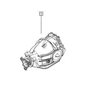 68083112aa Mopar Genuine Rear Axle Differential