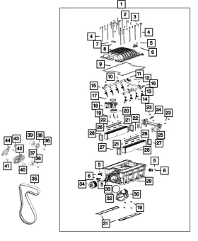 68217886ab Mopar Genuine Tensioner Support Bracket