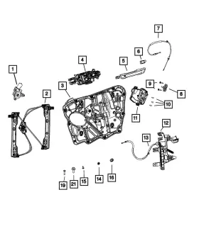 68499669aa Mopar Genuine Latch Presenter Left