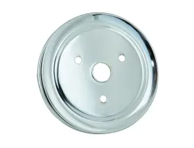 Mrg-4973 Mr. Gasket 4973 Crankshaft Pulley - Chrome Double Groove
