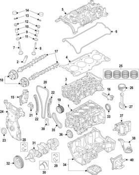 Nissan 13091-5rb0a Genuine Engine Timing Chain Tensioner
