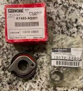 Ay460-ns001 Nissan Pitwork Timing Belt Tensioner And Spring Compatible Pao