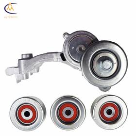 Nurniacl 917952 Drive Belt Tensioner &3 Pulley Fit For Toyota 4runner Fj Cruiser Tacoma Tundra