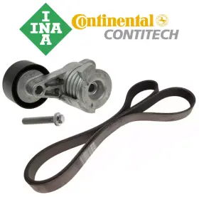 40432100 Oem Original Ina / Contitech Belt Tensioner With Pulley Drive Kit For Bmw 528i X3 Xdrive28i