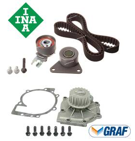 Oes Original Ina-graf 2v4749042755372 Timing Belt Tensioner Idler Pulley Water Pump For Volvo S60 S80 V50 V60