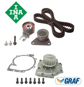 2v4749042755372 Oes Original Ina-graf Timing Belt Tensioner Idler Pulley Water Pump For Volvo S60 S80 V50 V60