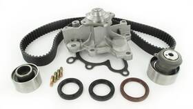 Skf Tbk316wp Engine Timing Belt Tensioner Kit Fits 99-00 Mazda Protege 1.8l-l4