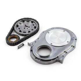 Speedmaster Pce264.1021 Chevy Bbc 454 Double Roller 2pc Adj Billet Steel Timing