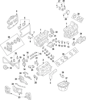 13033aa050 Subaru Genuine Tensioner