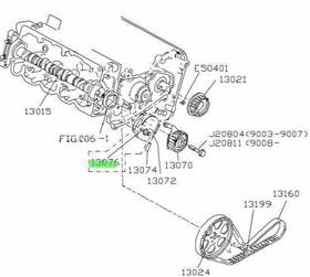Subaru 13076ka020 Oem Tension Spring Bolt En07 Sambar Vivio Nos