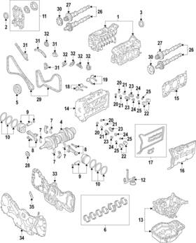 Subaru 13142aa007 Genuine Tensioner Adjuster