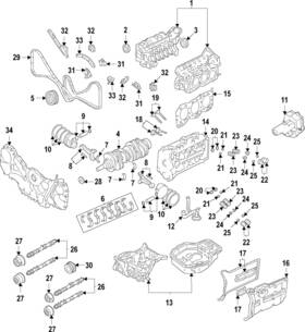 Subaru 13142aa050 Genuine Tensioner Adjuster