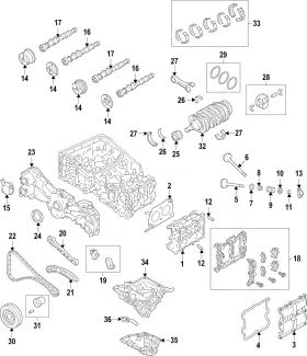 13142aa150 Subaru Genuine Engine Timing Chain Tensioner