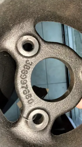 386997880 The Parts Place Inc. 3869978 1965-68 Chevrolet Crank Shaft Pulley 396/375 Hp 3 Cast Iron Groove Gm