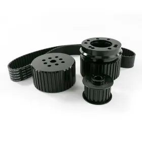 10094bk Top Street Performance Black Gilmer Style Pulley Kit For Ford Big Block V8