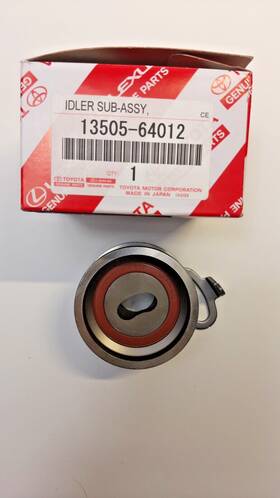 Toyota 13505-64012 Oem 1c 2c 3c 2ct 1ct Black Top Timing Belt Idler Pulley #1