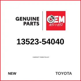 13523-54040 Toyota Genuine Camshaft Timing Pulley
