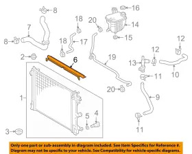 165940t050 Toyota Oem 18-22 C-hr Corolla Cooling Radiator Components-air Seal