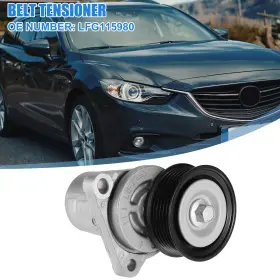 Lfg115980 Uauto1 Serpentine Belt Tensioner For Mazda 3 2.3l 2.5l 2010-2013