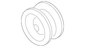 Volkswagen 038-109-243-n Genuine Belt Tensioner