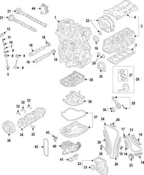 Volkswagen 06n-109-509-a Genuine Engine Balance Shaft Chain Tensioner
