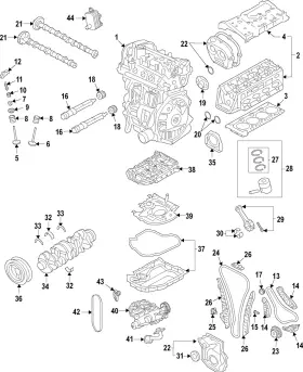 06n-109-509-a Volkswagen Genuine Engine Balance Shaft Chain Tensioner