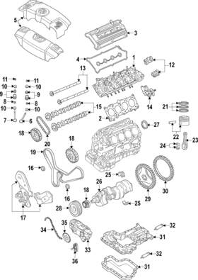 Volkswagen 077-109-088-p Genuine Engine Timing Chain Tensioner