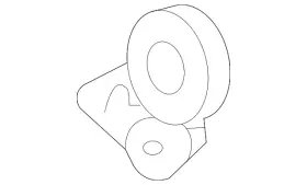077-109-485-f Volkswagen Genuine Tensioner Pulley