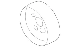 078-109-243-s Volkswagen Genuine Engine Timing Belt Tensioner Pulley
