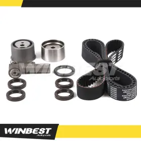 Wbtbk28hyt Winbest Autoparts Timing Belt Kit For 01-10 Hyundai Kia 2.5 2.7l G6bv G6ba With Hydraulic Tensioner