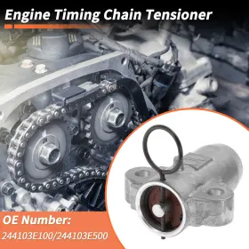 No.244103e100 X Autohaux 244103e100/244103e500 Timing Chain Tensioner For Hyundai Santa Fe 2001-2009 1 Pc