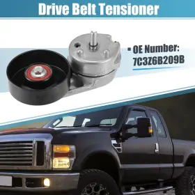 No.7c3z6b209b X Autohaux 7c3z6b209b/7c3e6b209dc Belt Tensioner Pulley Assembly For Ford F-250 Super Duty 6.4l V8