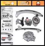 6PCS Engine Timing Chain Kit With Sprocket, Tensioner & Guide For Toyota, Lexus, New. Price: $101.99.
