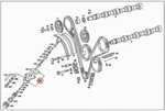 Genuine Mercedes Chain Tightener 1160501611 New. Price: $442.14.