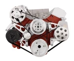 Small Block Chevy Serpentine Conversion Kit Mid-mount Ac Low 350 Sbc Belts New. Price: $749.00.