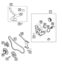Genuine Mopar Chain Tensioner 5048577AA New. Price: $60.21.