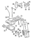 Genuine Mopar Tensioner Arm 5101533AA New. Price: $35.64.