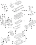 Genuine Audi Engine Timing Chain Tensioner 06K-109-467-AL New. Price: $123.59.
