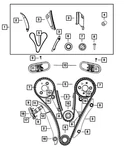 Genuine Mopar Tensioner Arm 4892350AA New. Price: $38.78.