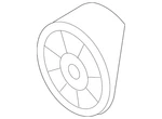 Genuine Audi Idler Pulley 077-109-244-F New. Price: $88.22.