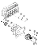 Genuine Mopar Injection Pump Gear 5086766AB New. Price: $382.59.